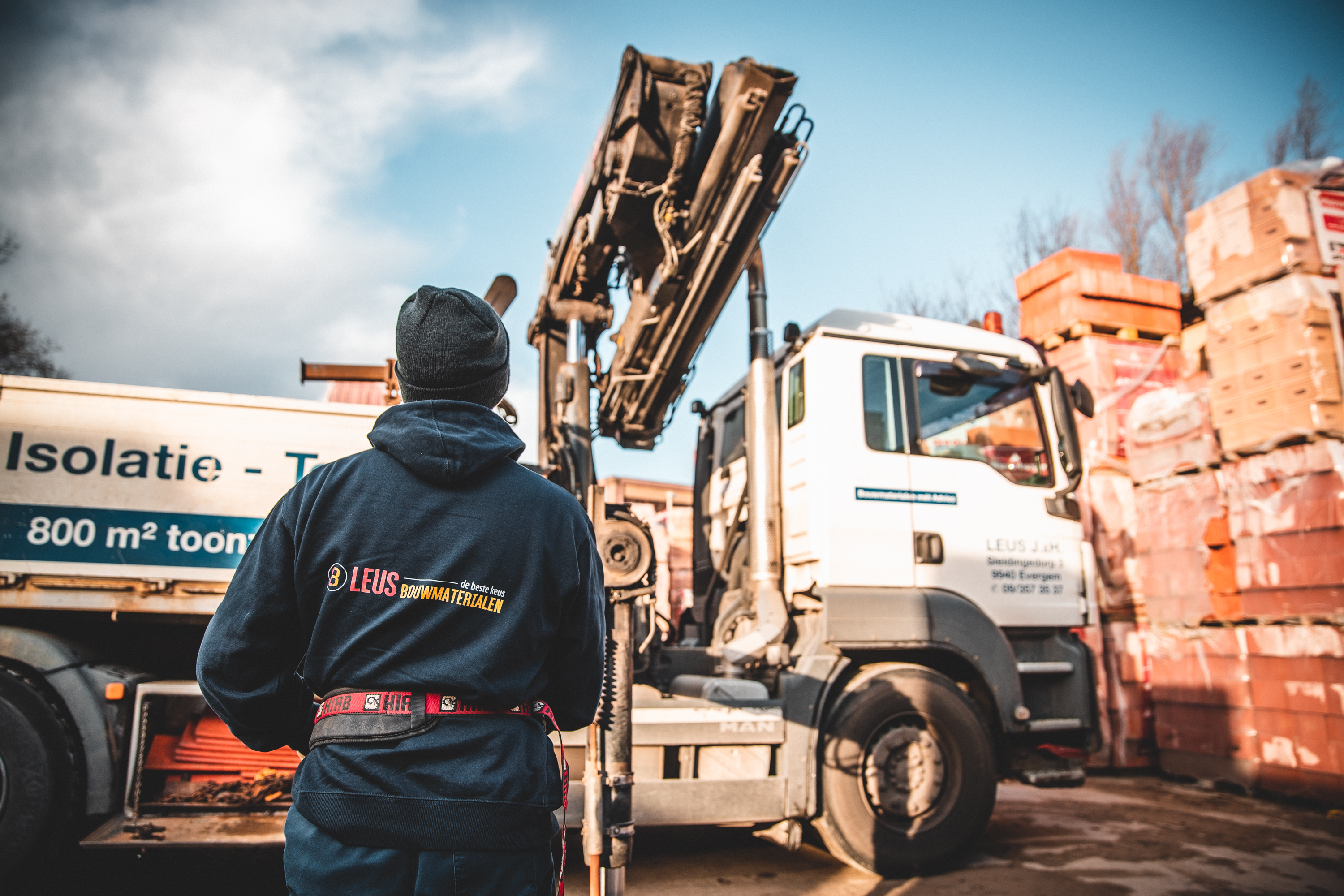 Leus – levering isolatie Leus - Levering tot op de werf